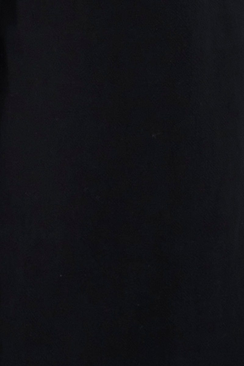 Black Cargo Pants Low Rise Wide Leg